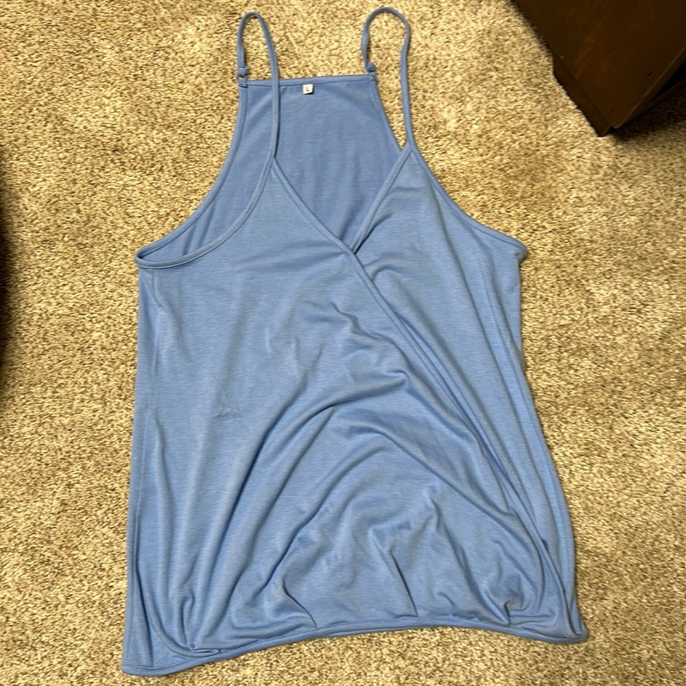 Bubble hem tank top